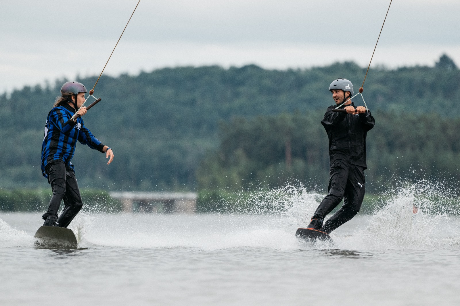 Wakeboarder Doppelleine